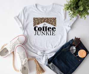 Coffee Junkie Ash Tee - 