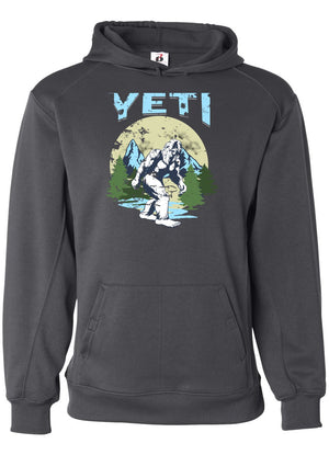 Elevate Style with Retro Yeti Graphite Hoodie -